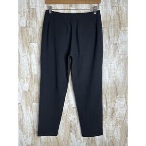 Suncoo Paris Pantalon Jill Waist Straight Ankle Black Pants Size T2 , 30" Waist